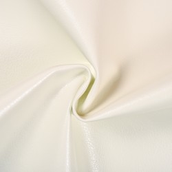 Ткань Дерматин (Кожзам) для мебели, цвет Белый (на отрез)  в Азове