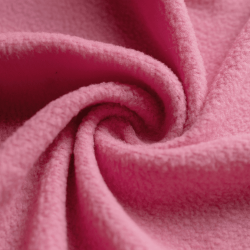 Флис Односторонний 130 гр/м2, цвет Розовый (на отрез)  в Азове