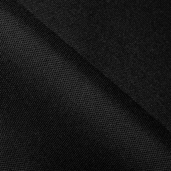 Прорезиненная ткань Оксфорд 600D ПВХ, Черный  в Азове, 340 г/м2, 359 руб