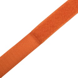 Контактная лента 25мм  Оранжевый (велькро-липучка, на отрез)  в Азове