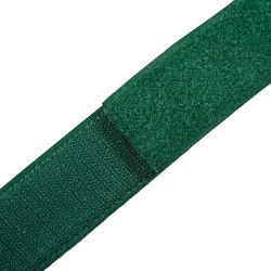 Контактная лента 40мм (38мм) цвет Зелёный (велькро-липучка, на отрез)  в Азове