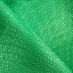 Ткань Оксфорд 300D PU Рип-Стоп СОТЫ, цвет Зелёный (на отрез)  в Азове
