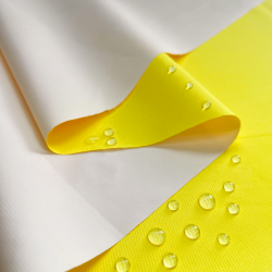 Водонепроницаемая Дышащая Мембранная ткань PU 10'000, цвет Жёлтый (на отрез)  в Азове